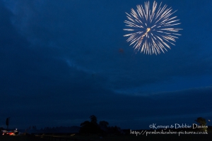 Fireworks at 2011 Blenheim Palace Battle Proms
