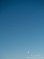 The Moon and Venus, April 2015
