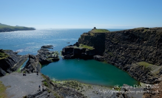 The Blue Lagoon in Abereiddy (Abereiddi)