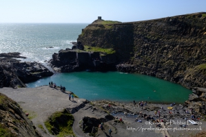 The Blue Lagoon in Abereiddy, Pembrokeshire