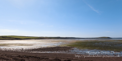 Angle Bay at low tide from near Rhoscrowther