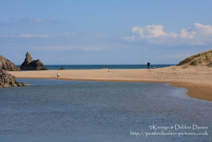 Broad Haven South Beach with Church Rock to the left