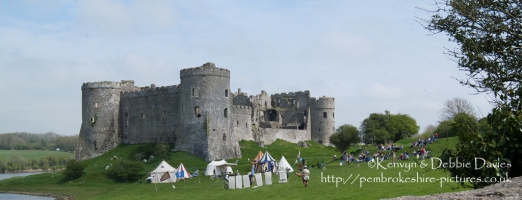 Carew Castle South West view