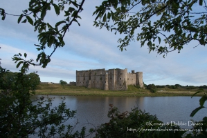 Carew Castle North West view