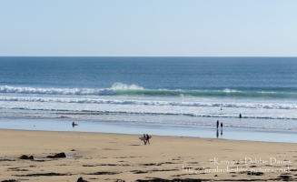 Freshwater West is a beach near Castlemartin, Pembrokeshire. It's approximately 0.75 miles long and is heavily used for surfing, strong currents mean it's not so good for swimming...