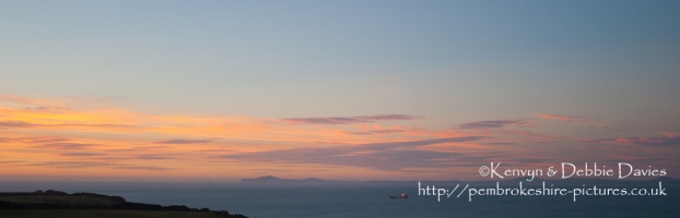 Tanker in St Brides Bay, Pembrokeshire