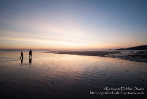 A walk on Newgale Beach