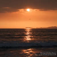 Sunset over Newgale, Pembrokeshire