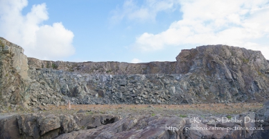 Old Slate Quarry at Porthgain