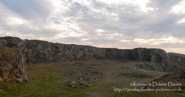 Old Slate Quarry at Porthgain