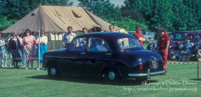 Classic car show Haverfordwest 1993