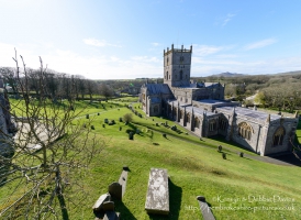 St Davids Cathedral and graveyard, Pembrokeshire