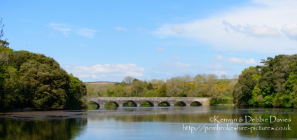 Eight Arch Bridge in Stackpole, Pembrokeshire