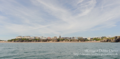 On the boat to Caldey Island
