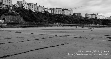 A wet day in Tenby, Pembrokeshire