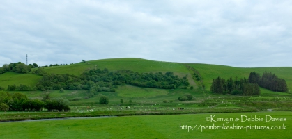 Landscape along the A44