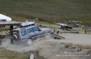 Land Rover Discovery on Val d'Is?re ski and off-roading resort in France