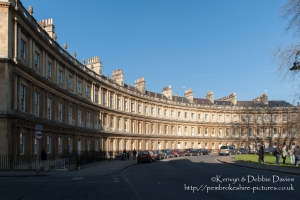 The Royal Crescent in Bath