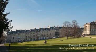 The Royal Crescent in Bath