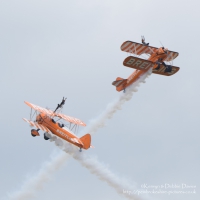 The Breitling Wingwalkers at RAF Cosford, 2015