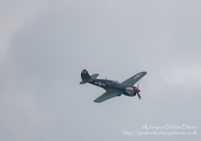 Curtiss P-40 at RAF Cosford Air Show 2015