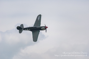 Curtiss P-40 at RAF Cosford Air Show 2015