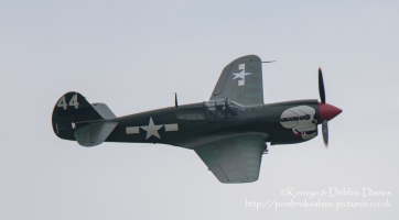 Curtiss P-40 at RAF Cosford Air Show 2015