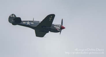 Curtiss P-40 at RAF Cosford Air Show 2015