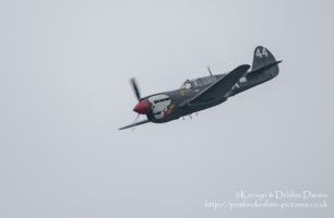 Curtiss P-40 at RAF Cosford Air Show 2015
